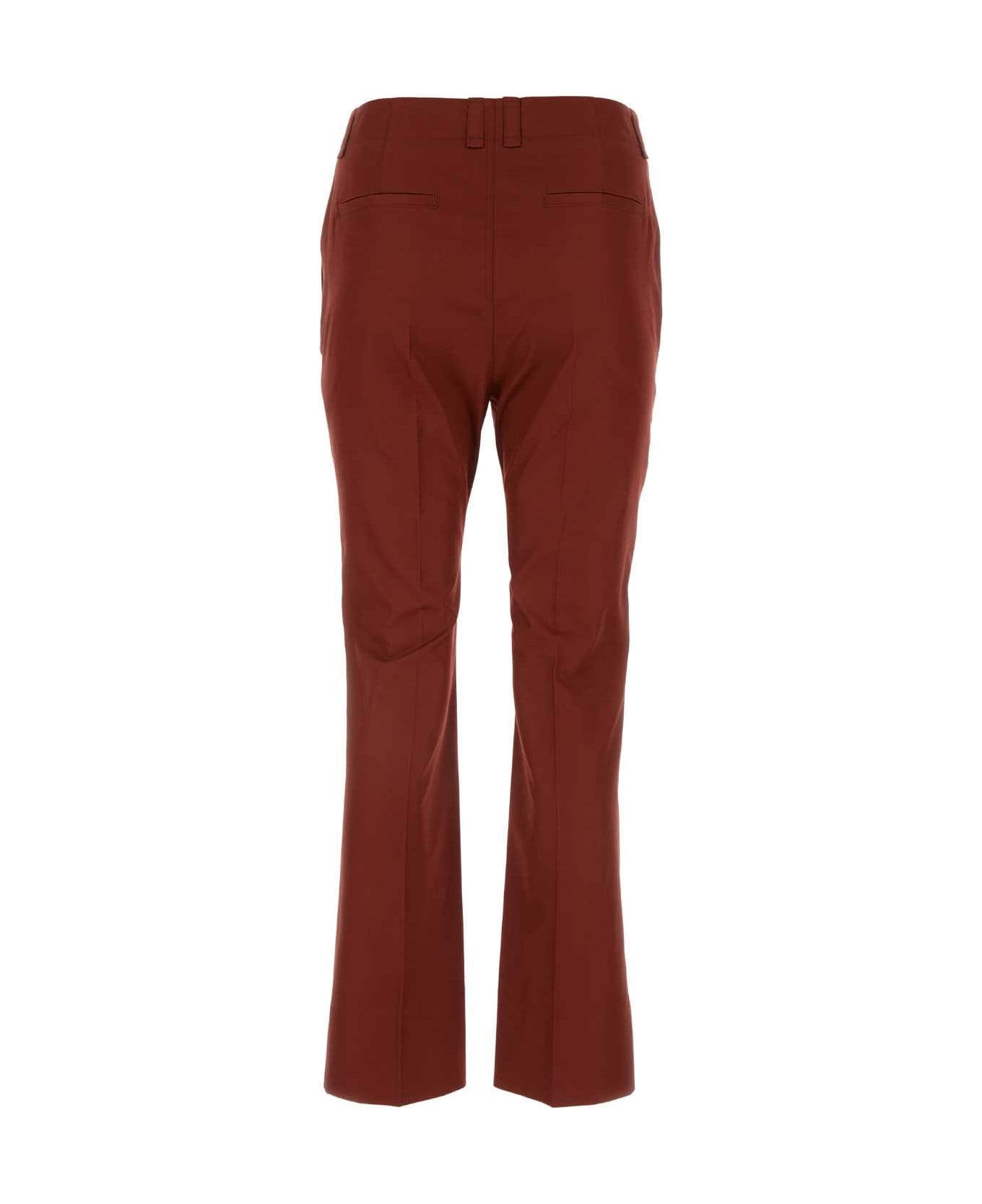 パンツ Saint Laurent Tiziano Red Cotton Pant Saint Laurent Tiziano Red Cotton Pants: Effortless Style