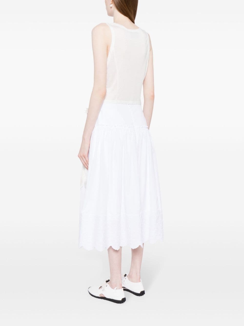 Easy Bow Tails cotton tank top - 4