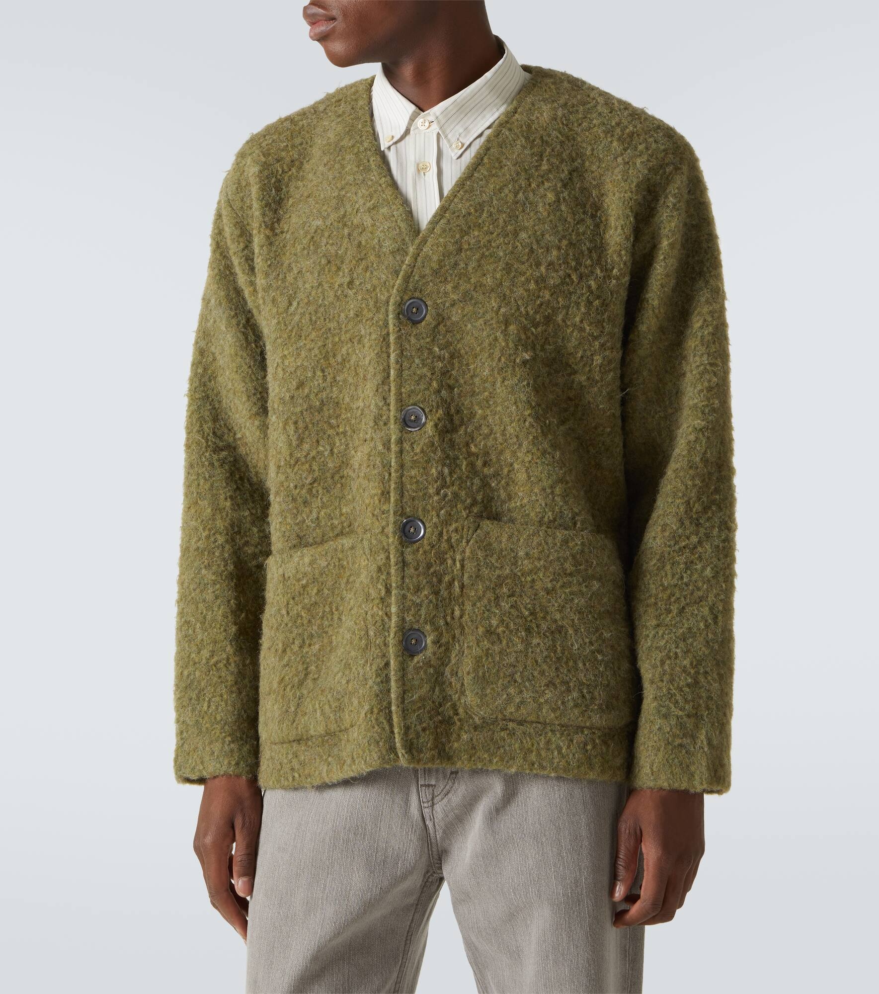 Brushed cardigan - 3