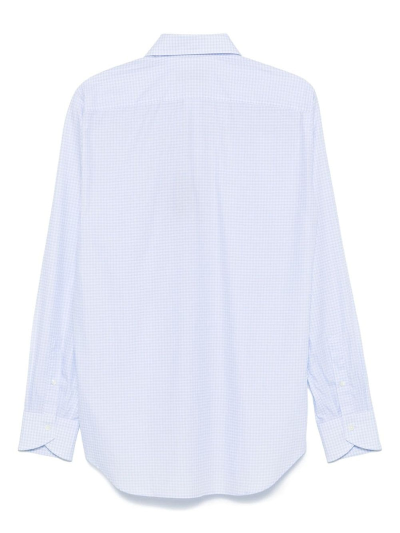 Canali gingham shirt outlook