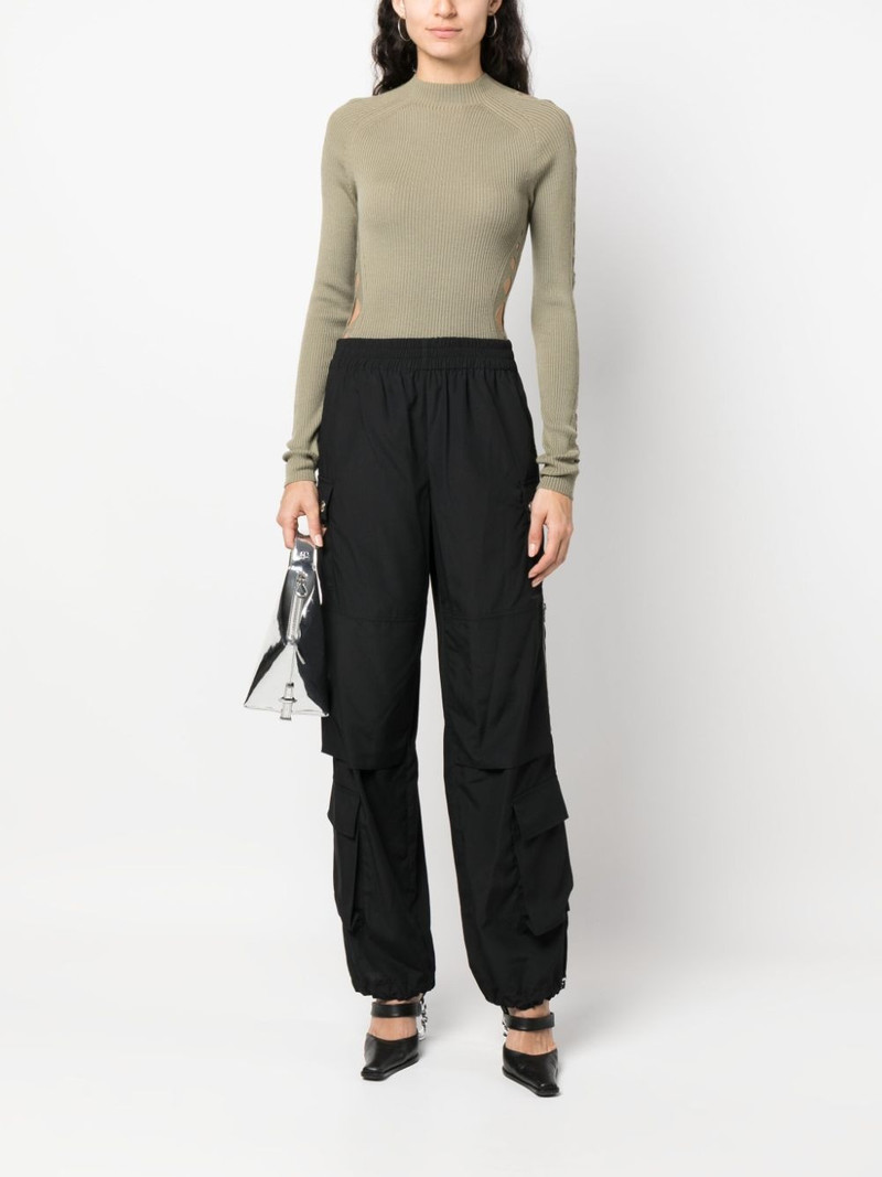 Dion Lee Snake Diamond Skivvy wool jumper outlook