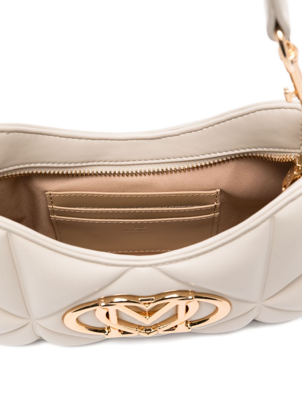 quilted logo-plaque shoulder bag - 5