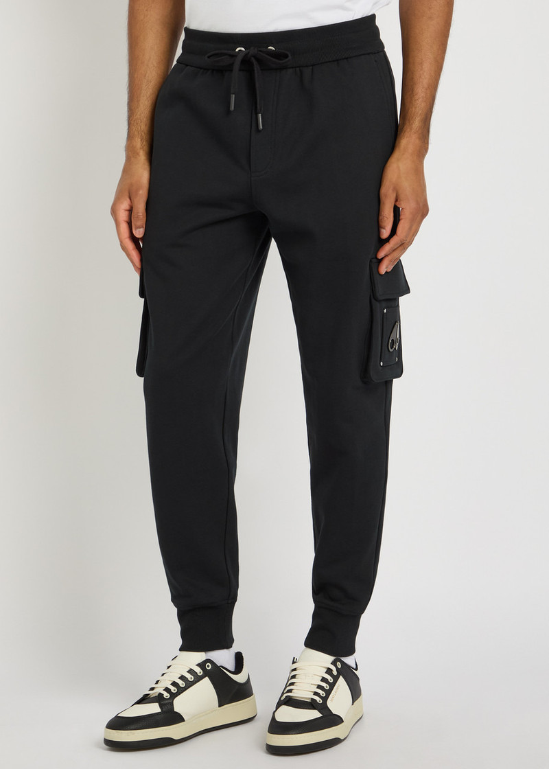MOOSE KNUCKLES Moose Knuckles Hartsfield Tapered-leg Cotton Cargo Sweatpants outlook