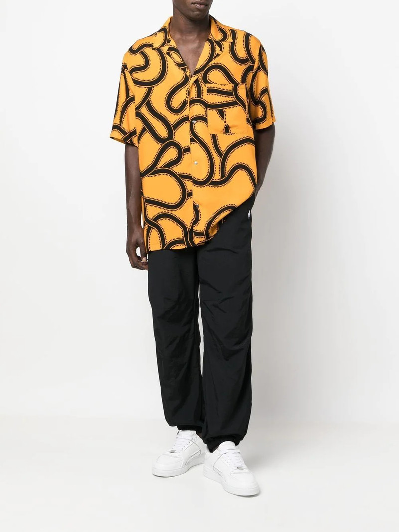 Marcelo Burlon County Of Milan drawstring-fastening waistband trousers outlook