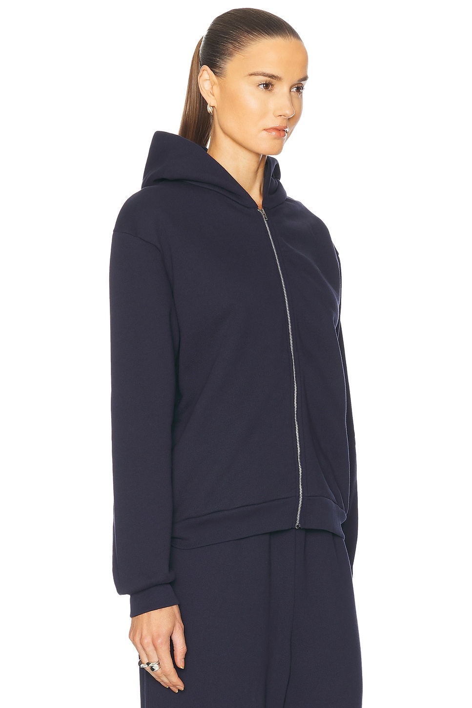 Hooded Zip Sweater - 2