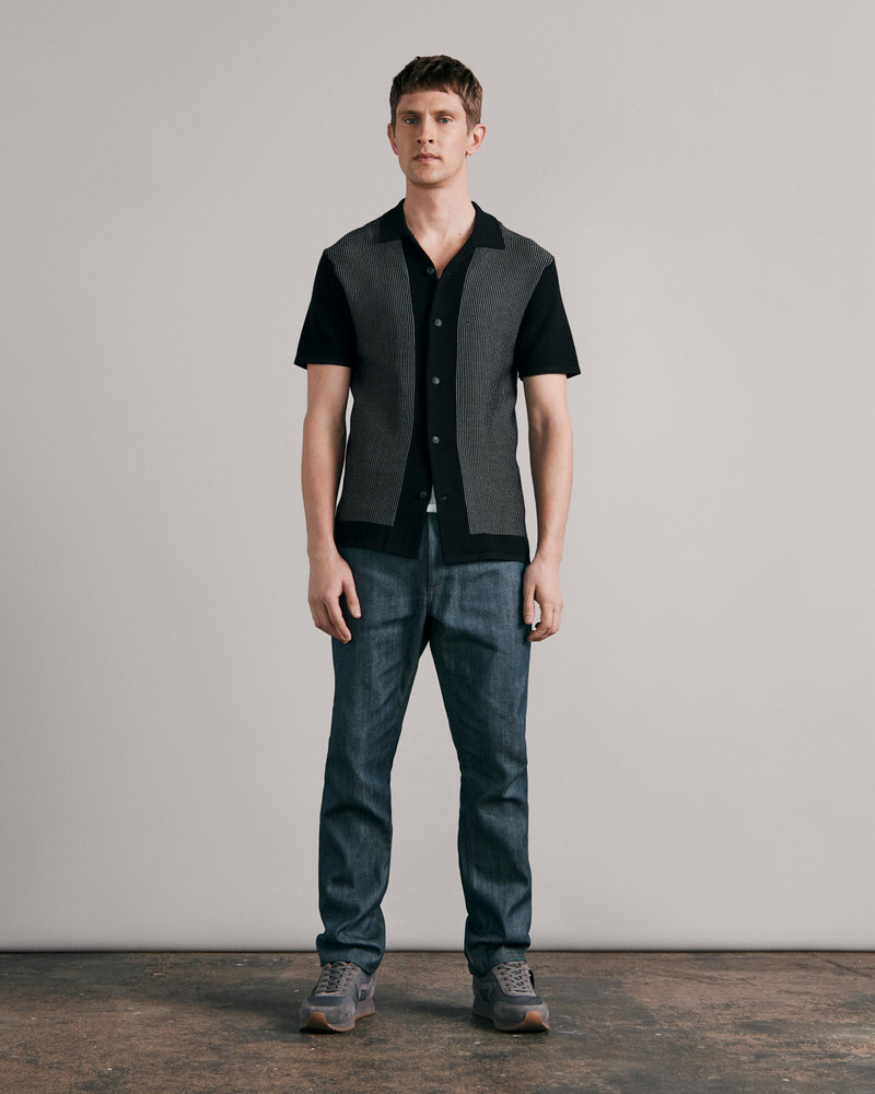 rag & bone Harvey Cotton Knit Camp Shirt
Classic Fit Button Down outlook