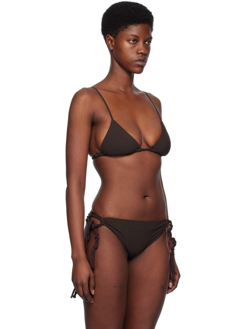 Brown Tangle Bikini Top 2