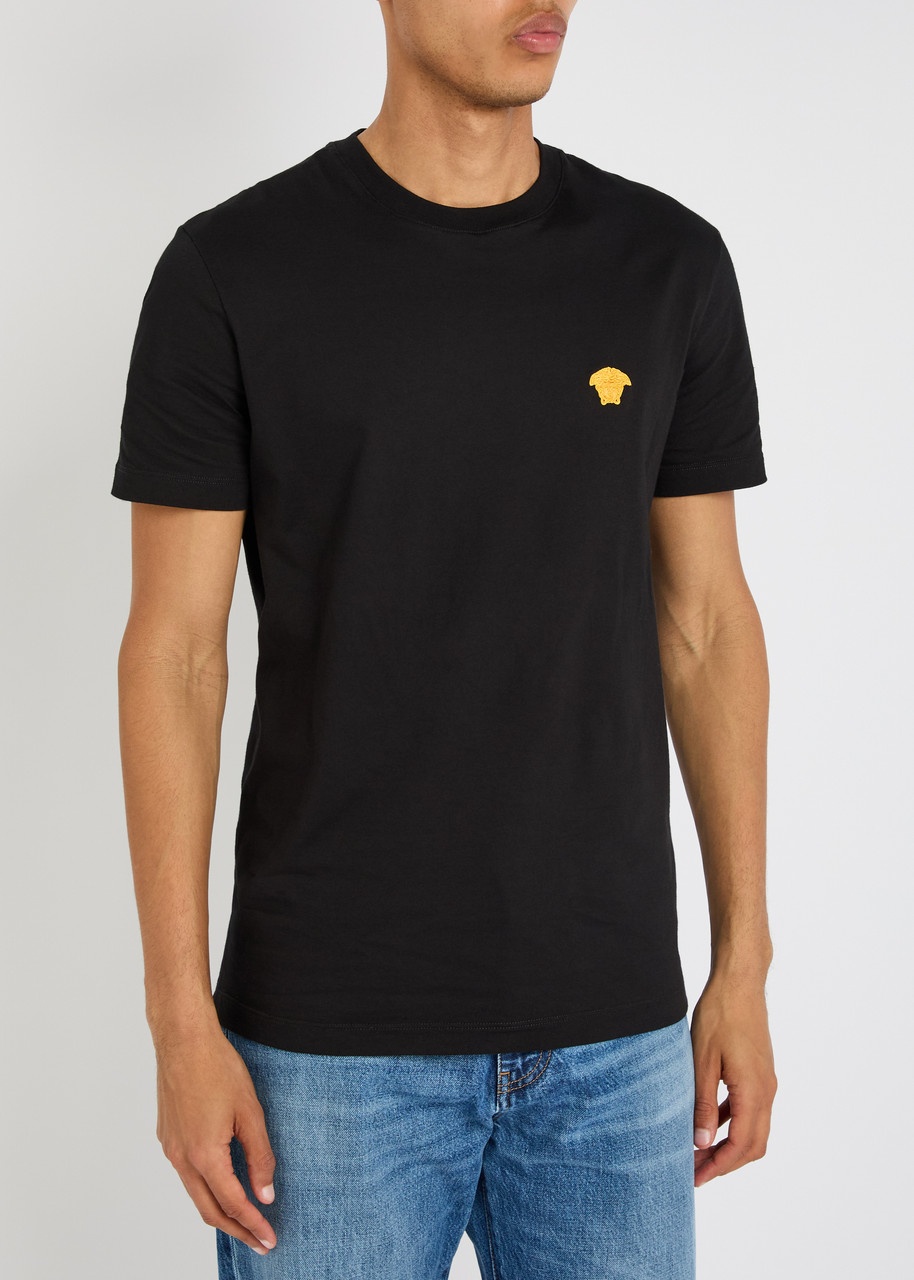 Versace Logo-embroidered Cotton T-shirt - 2