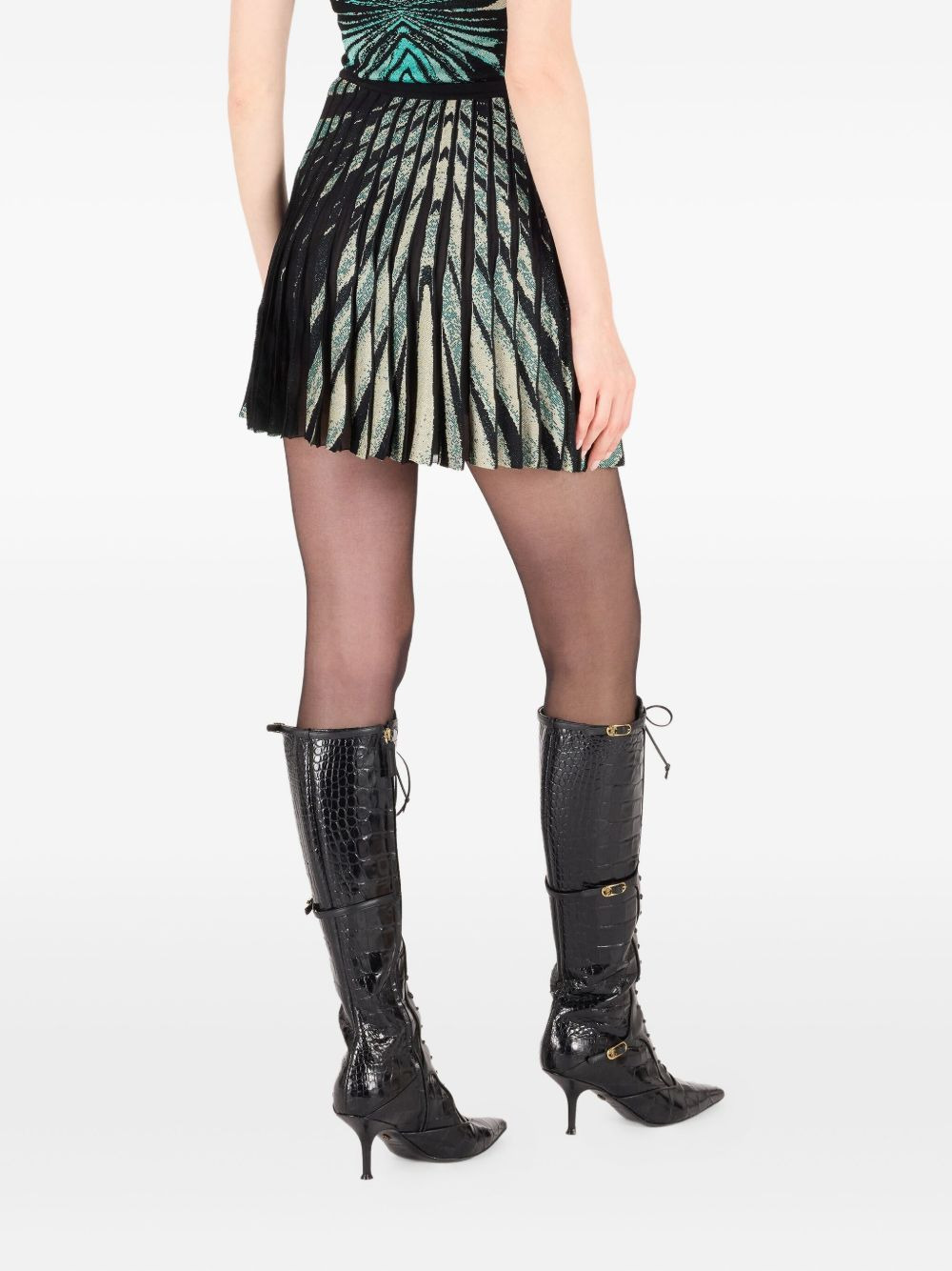 pleated mini skirt - 4