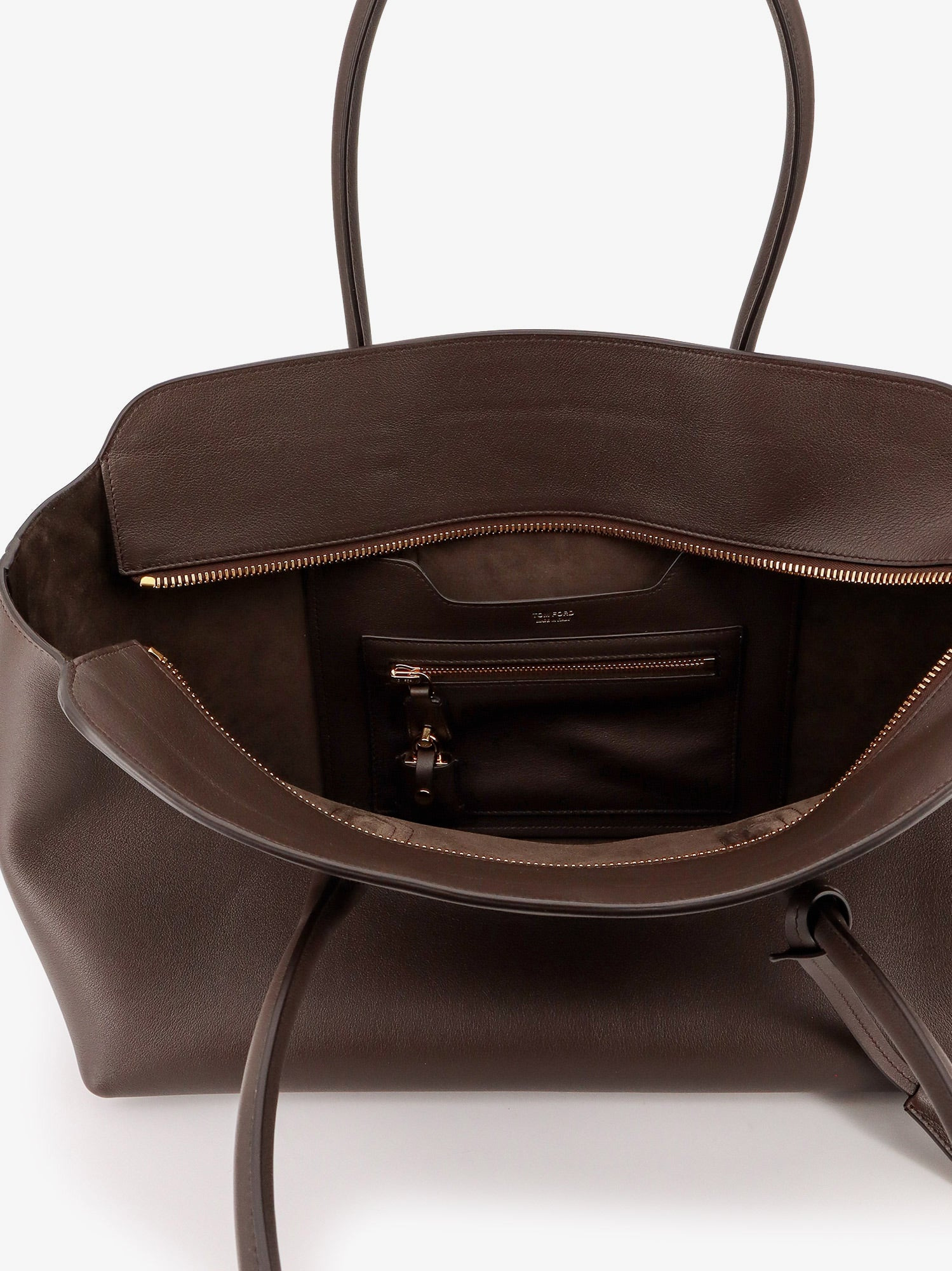 LEATHER SHOULDER BAG WITH LOGO - 5
