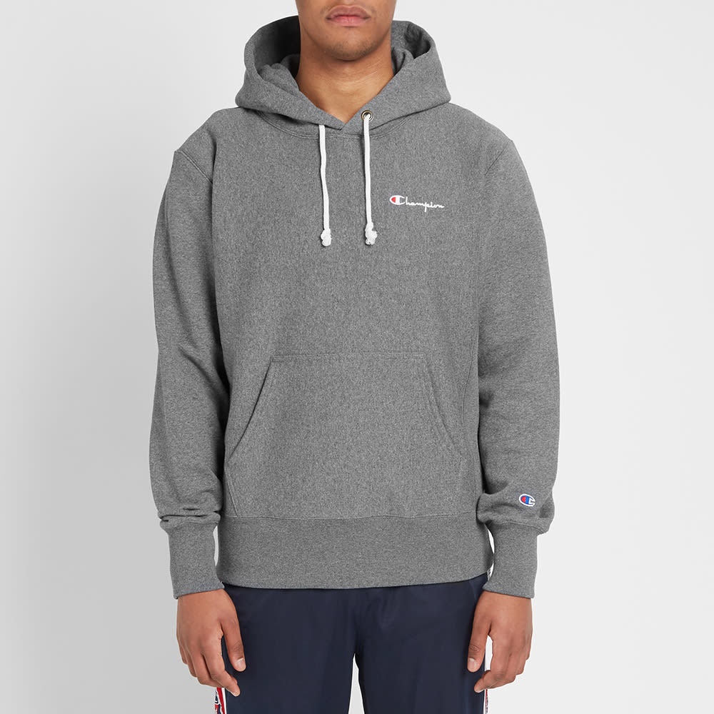 Champion Reverse Weave Small Script Logo Hoody - 4