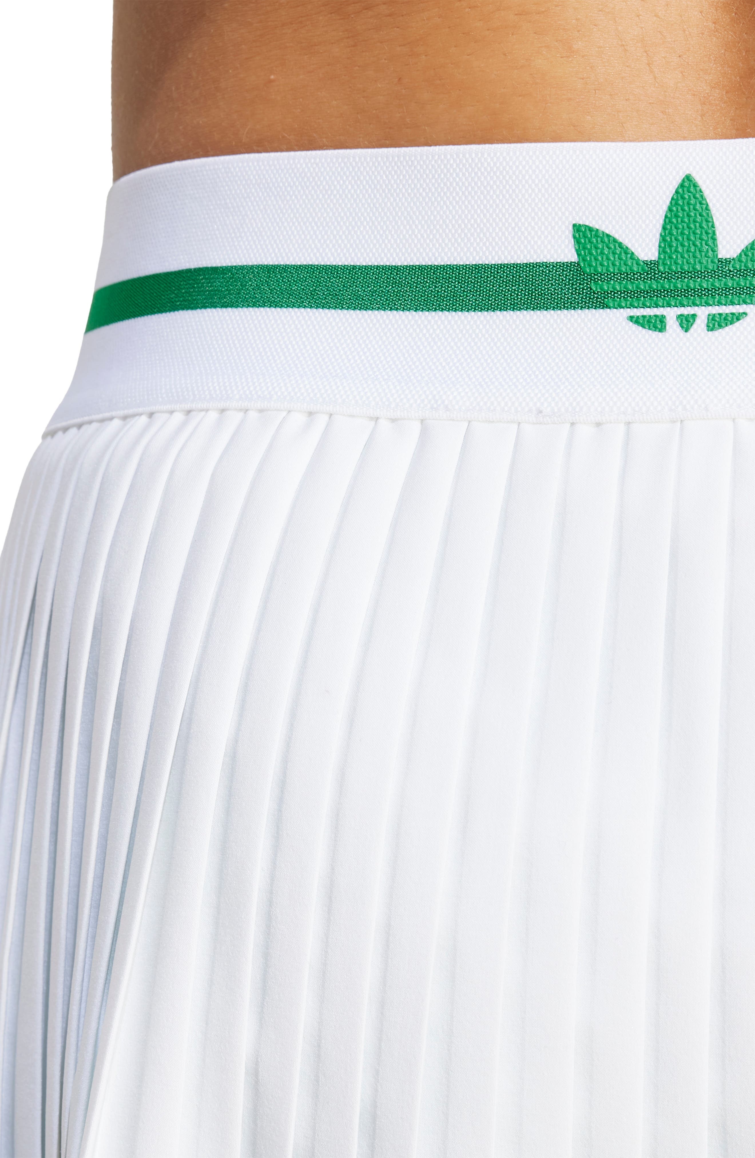 adidas Pro Pleated Tennis Skirt in White at Nordstrom - 4