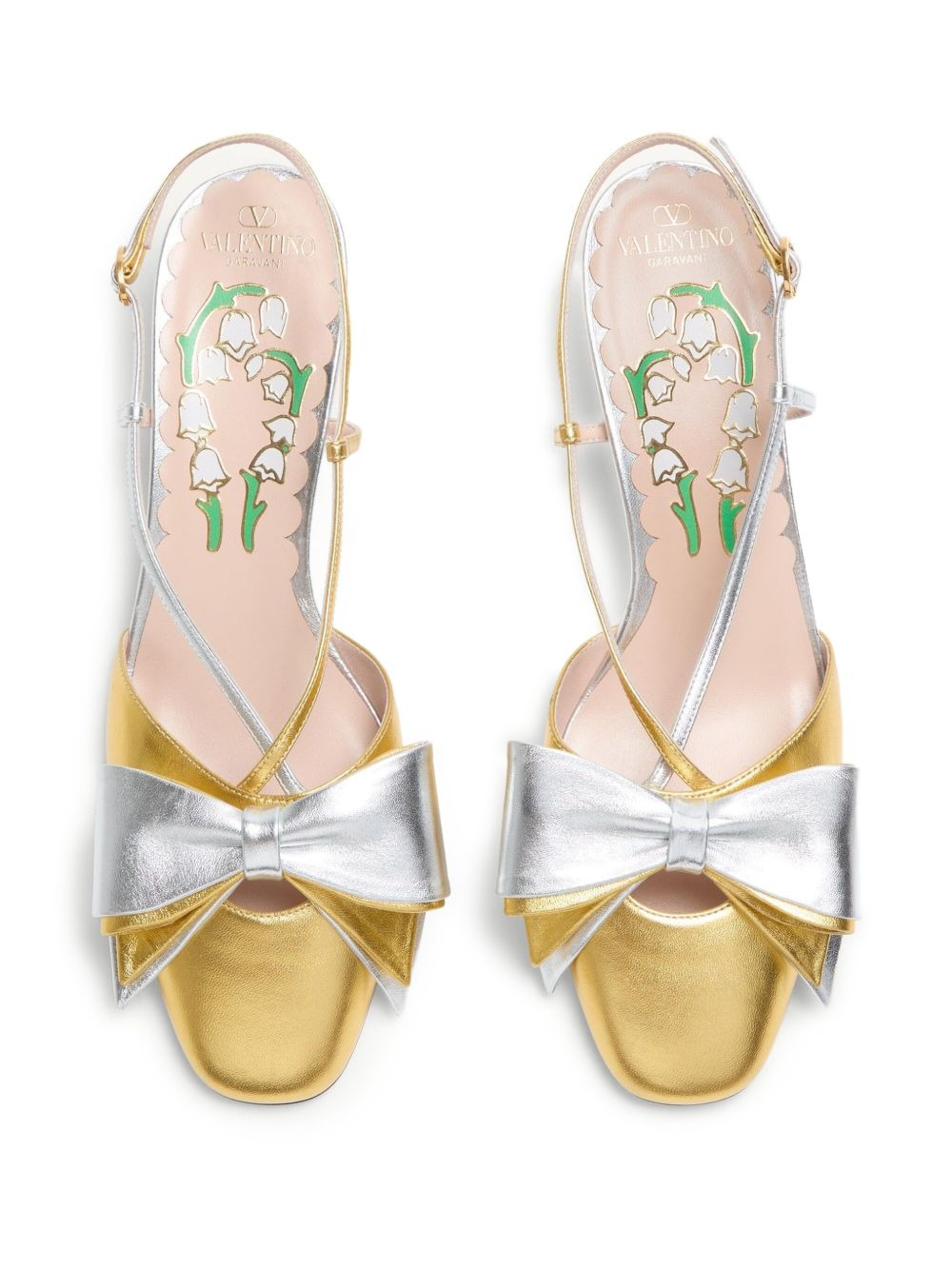 45mm Bowow slingback pumps - 4
