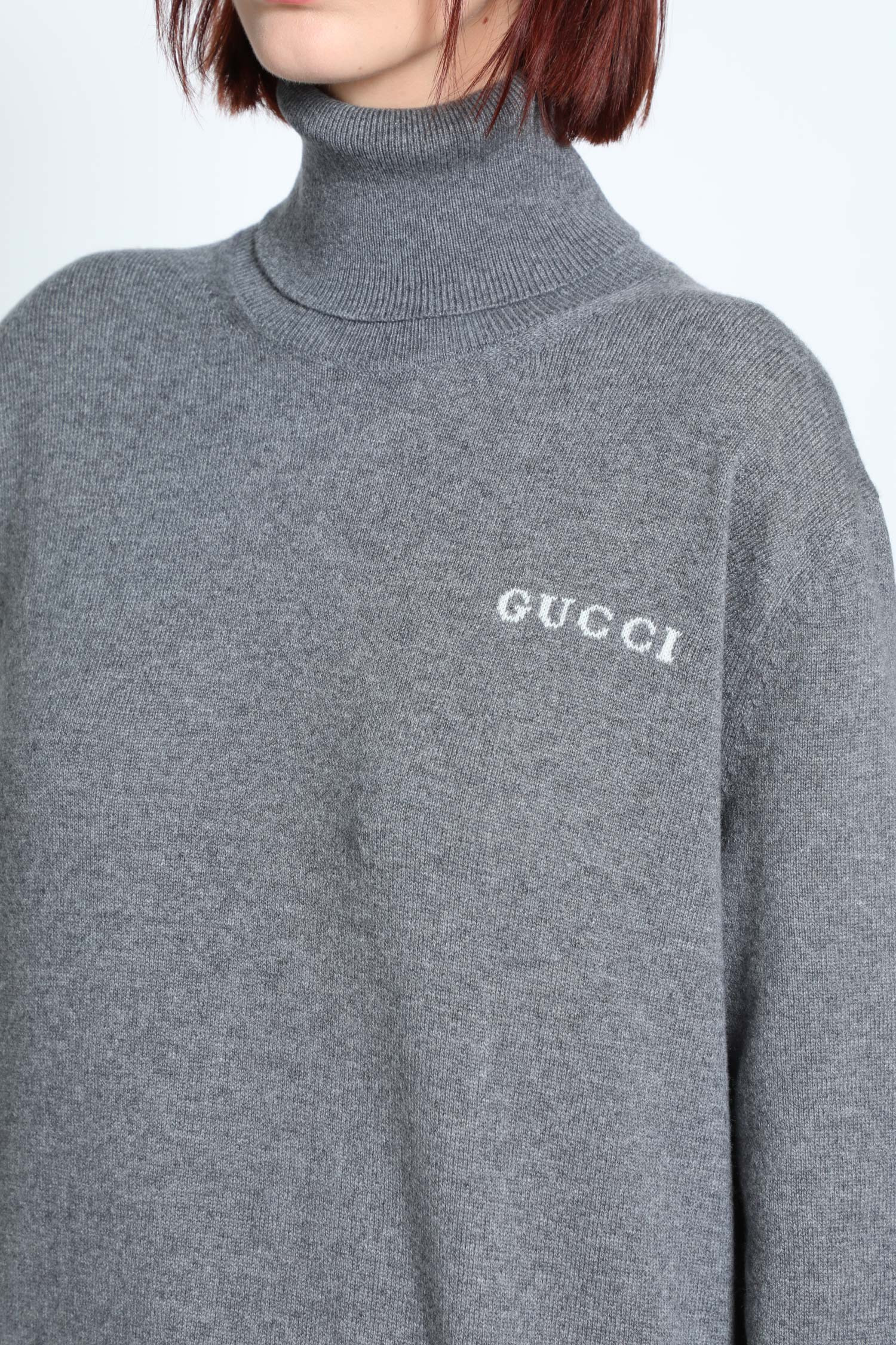 Cashmere Logo Turtleneck Sweater - 4