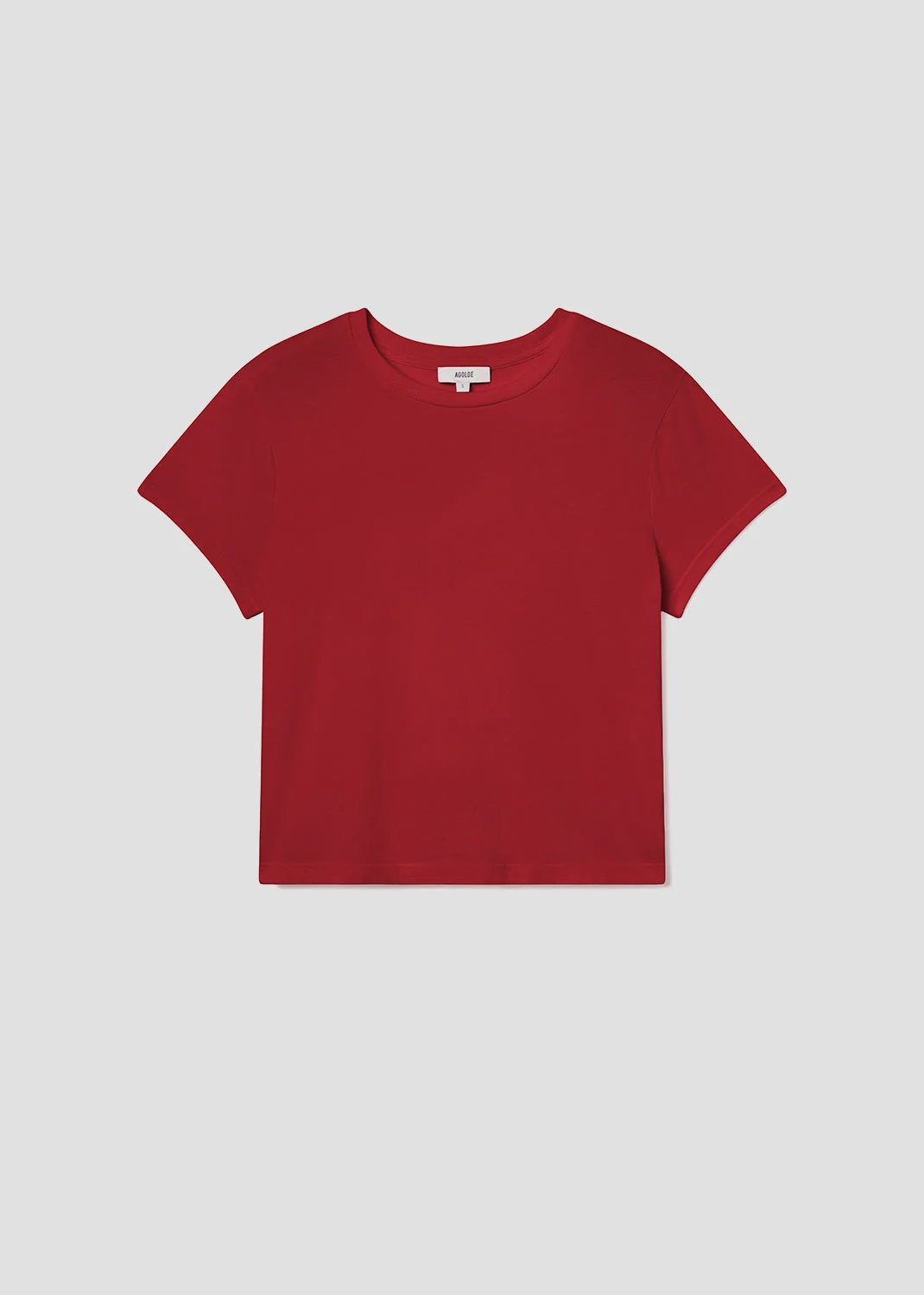 ADINE SHRUNKEN TEE IN BRICK - 1