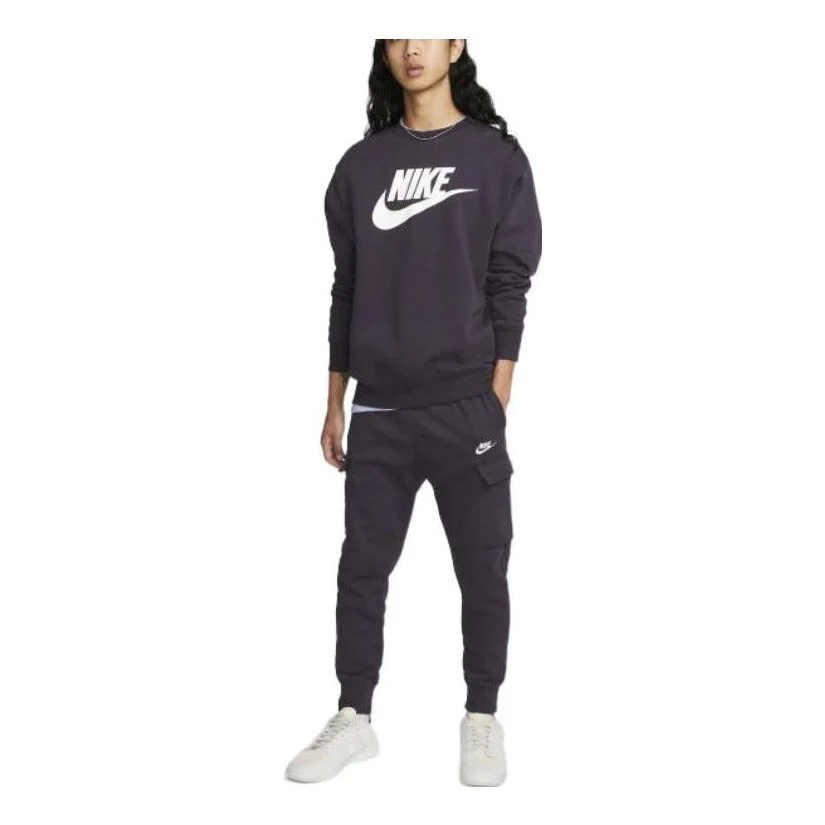Nike Cargo Fleece Stay Warm Bundle Feet Sports Pants Men's Purple CD3130-540 - 1