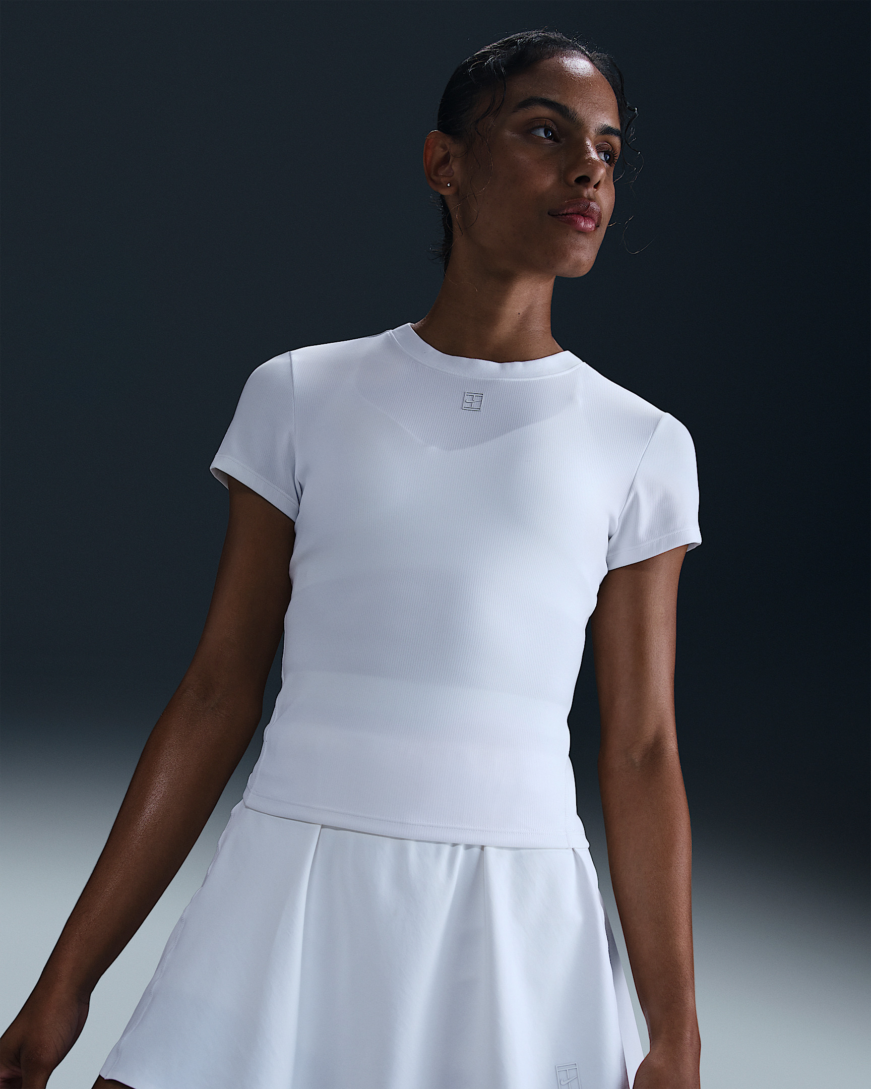 NikeCourt Advantage Women's Dri-FIT Short-Sleeve Tennis Top - 6