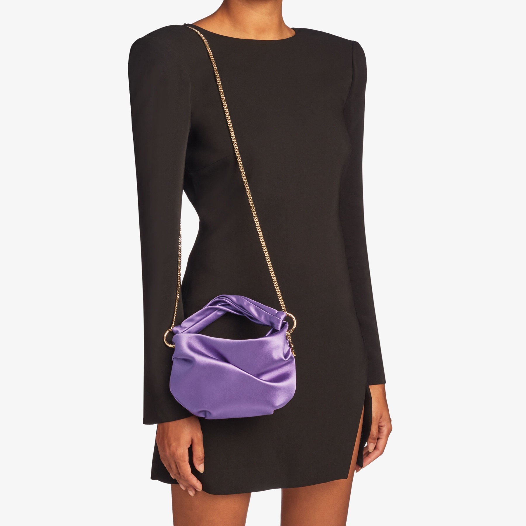 Bonny
Wisteria Satin Bag with Twisted Handle - 2