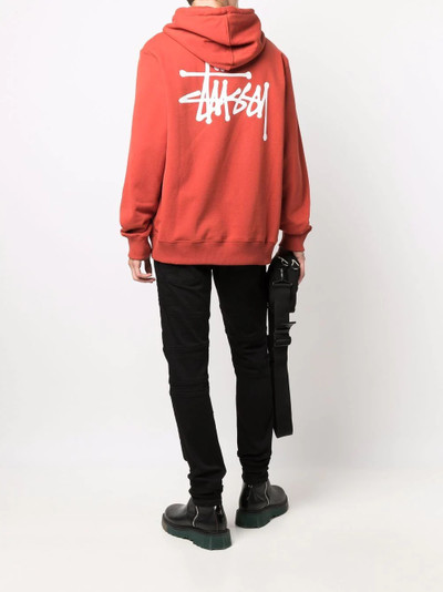 Stüssy logo-print hoodie outlook