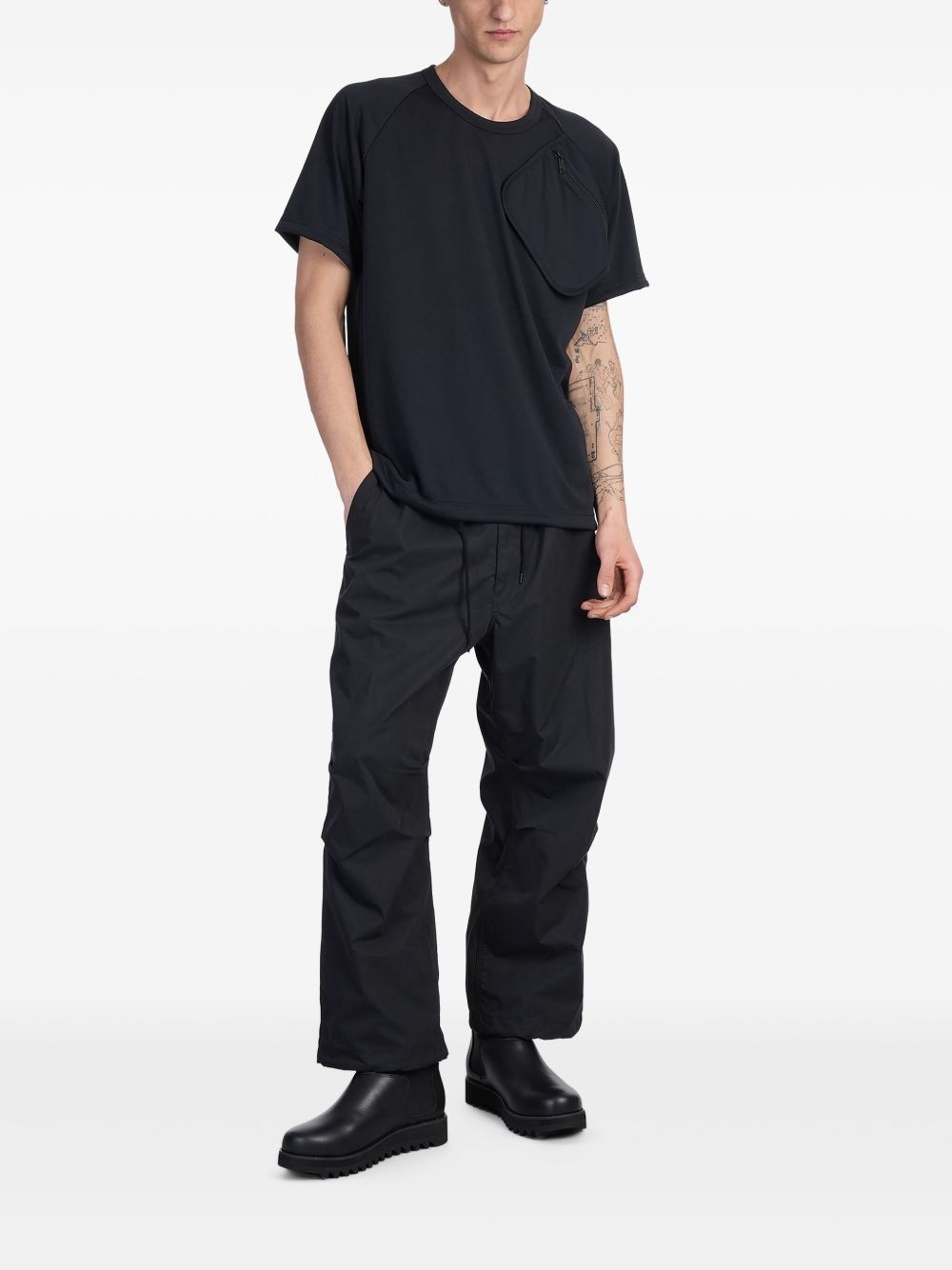 zip-pocket T-shirt - 2