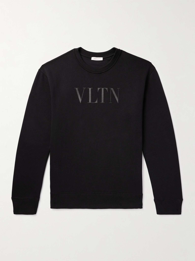 Logo-Print Cotton-Jersey Sweatshirt 1