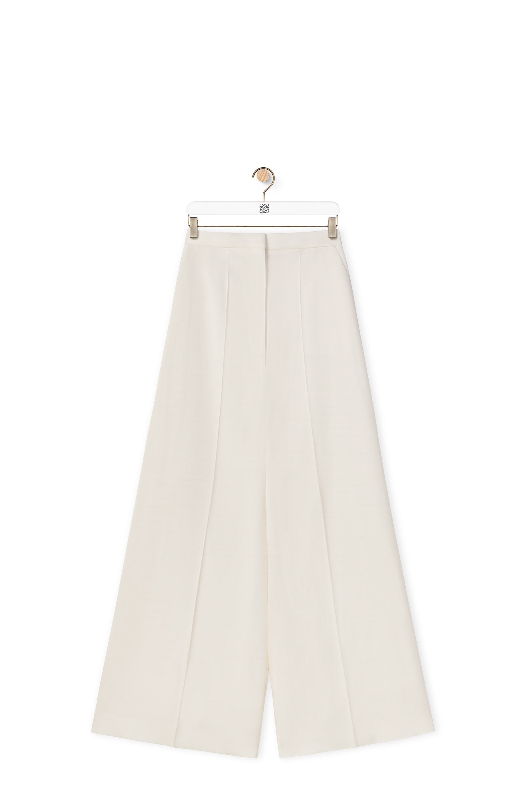 Tailored trousers in wool and silk - 1