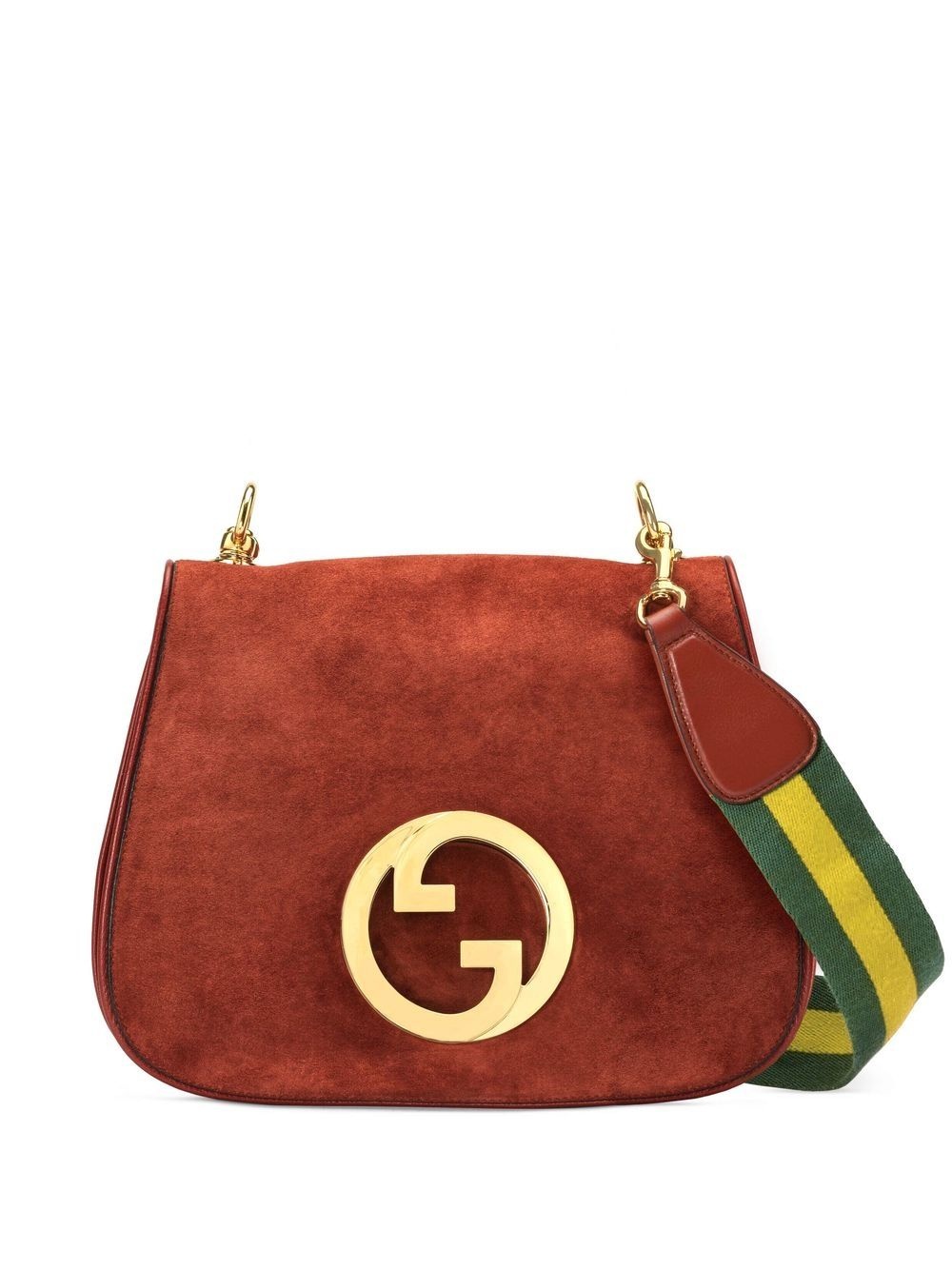 medium Blondie suede shoulder bag - 1