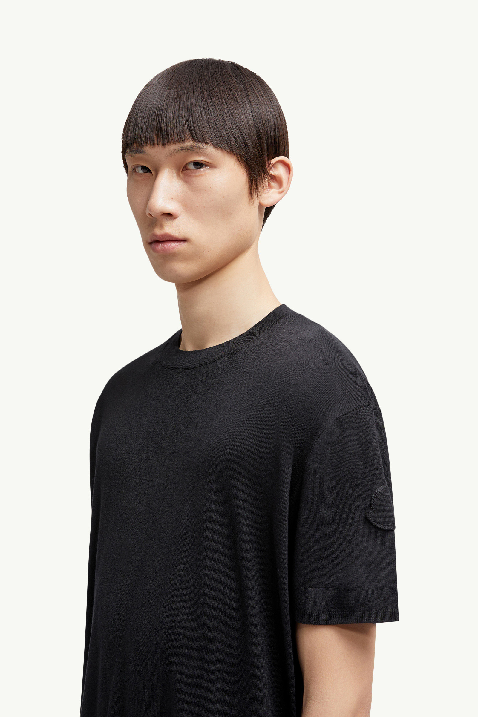 Silk & Cotton Knit T-Shirt - 4
