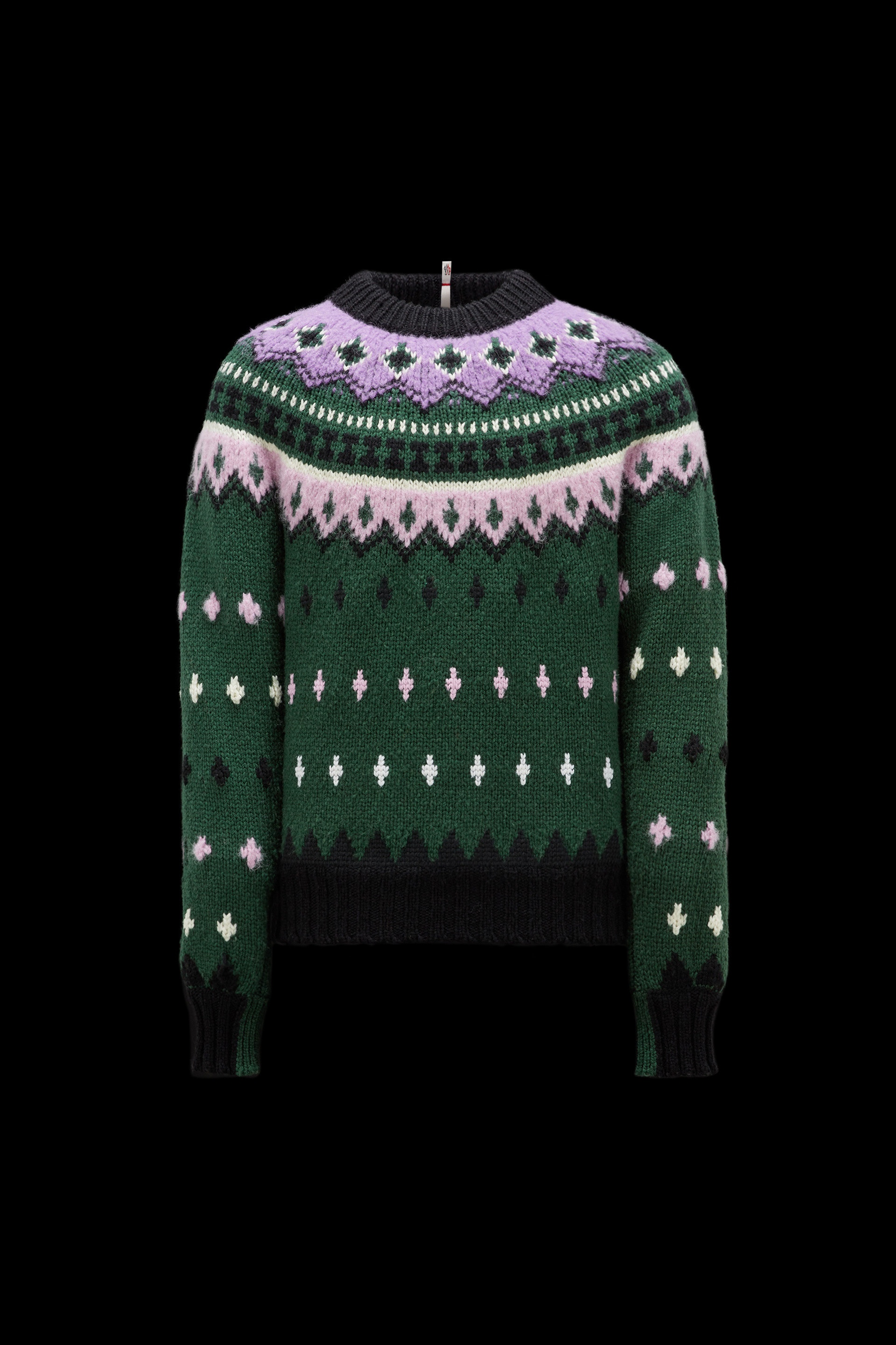 Alpaca & Wool Jacquard Sweater - 1