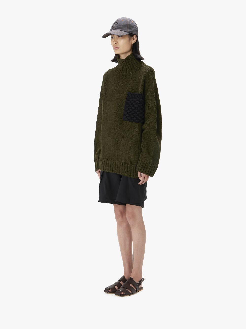 POPCORN PATCH POCKET TURTLENECK JUMPER - 4