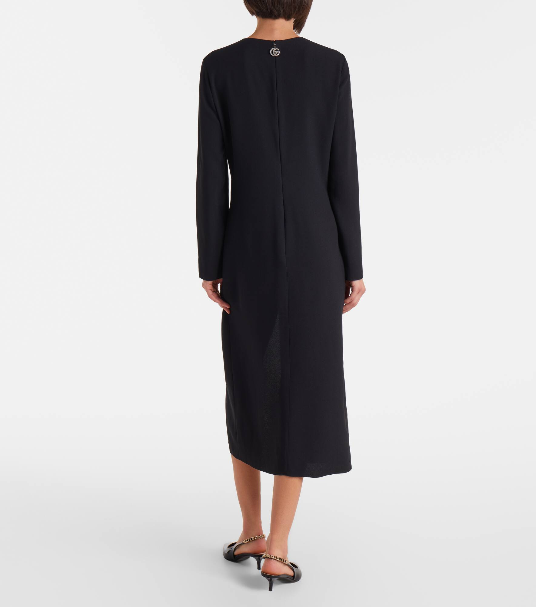 Gathered midi dress - 3