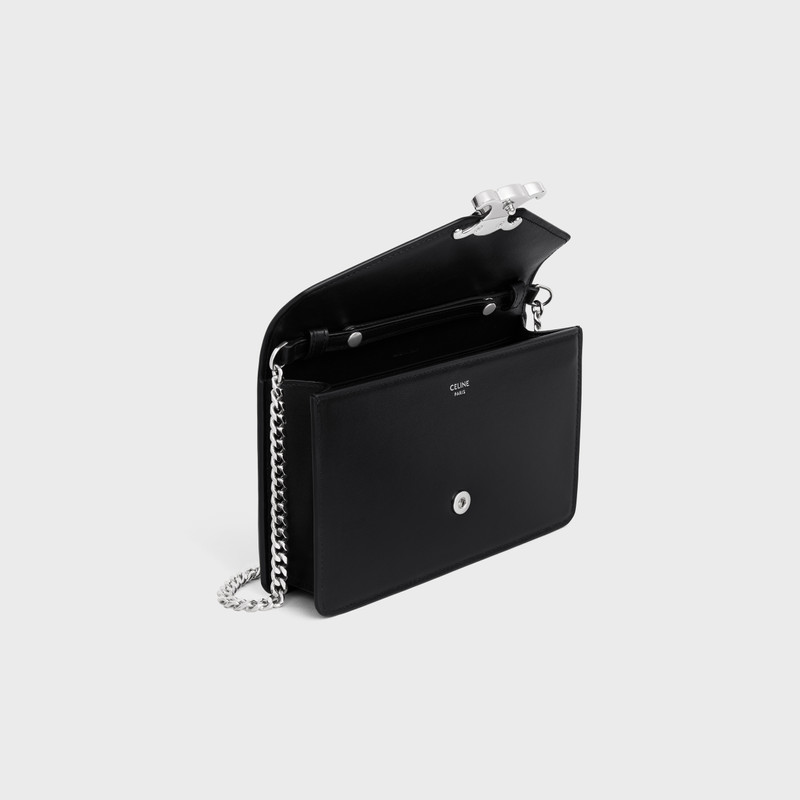 WALLET ON CHAIN MARGO in Shiny calfskin 4