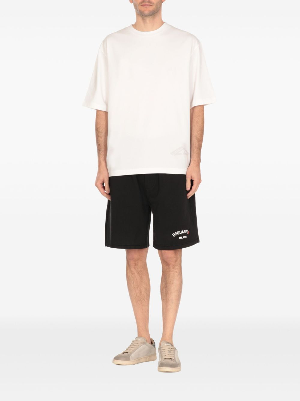 logo-print cotton T-shirt - 2