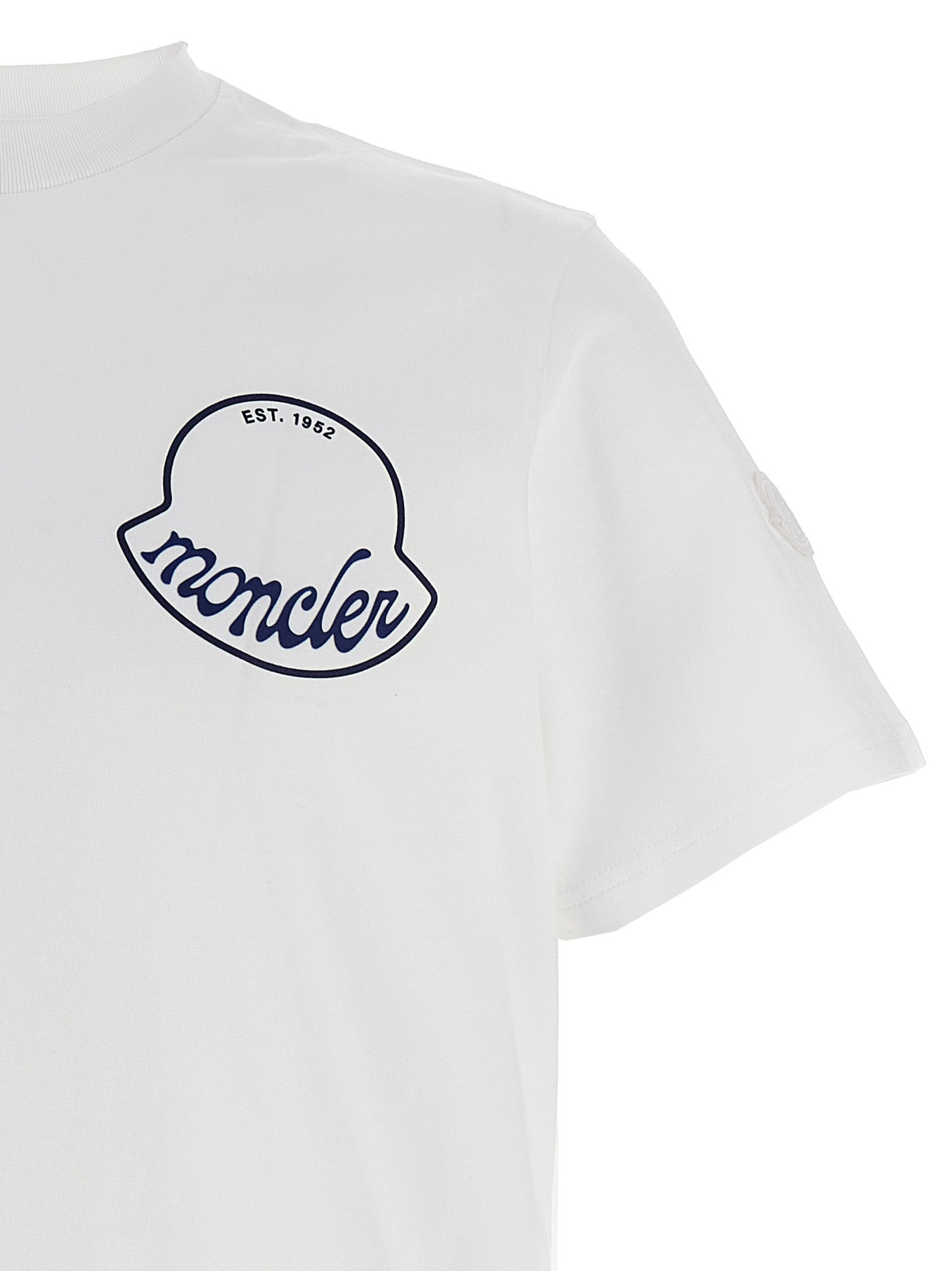 Logo Print T-Shirt White/Black - 3