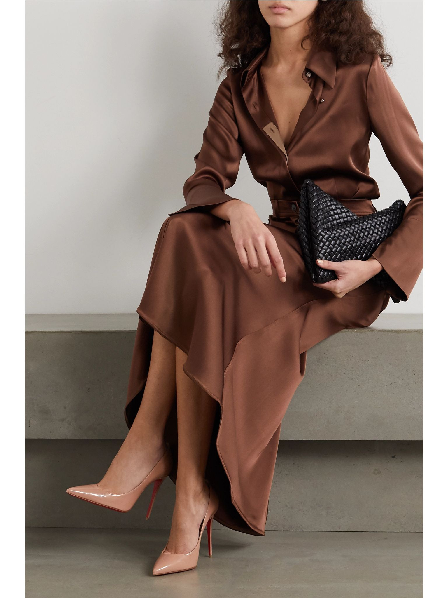 Kate 100 patent-leather pumps Neutral - 2