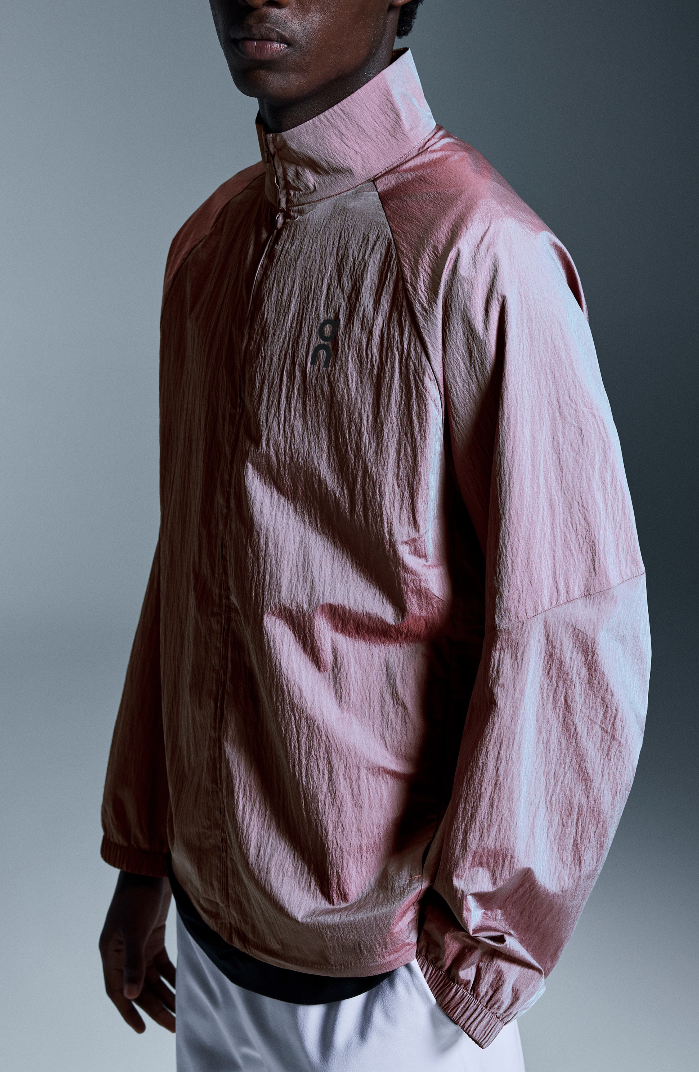 On Court Water Repellent Track Jacket in Pink at Nordstrom - 6
