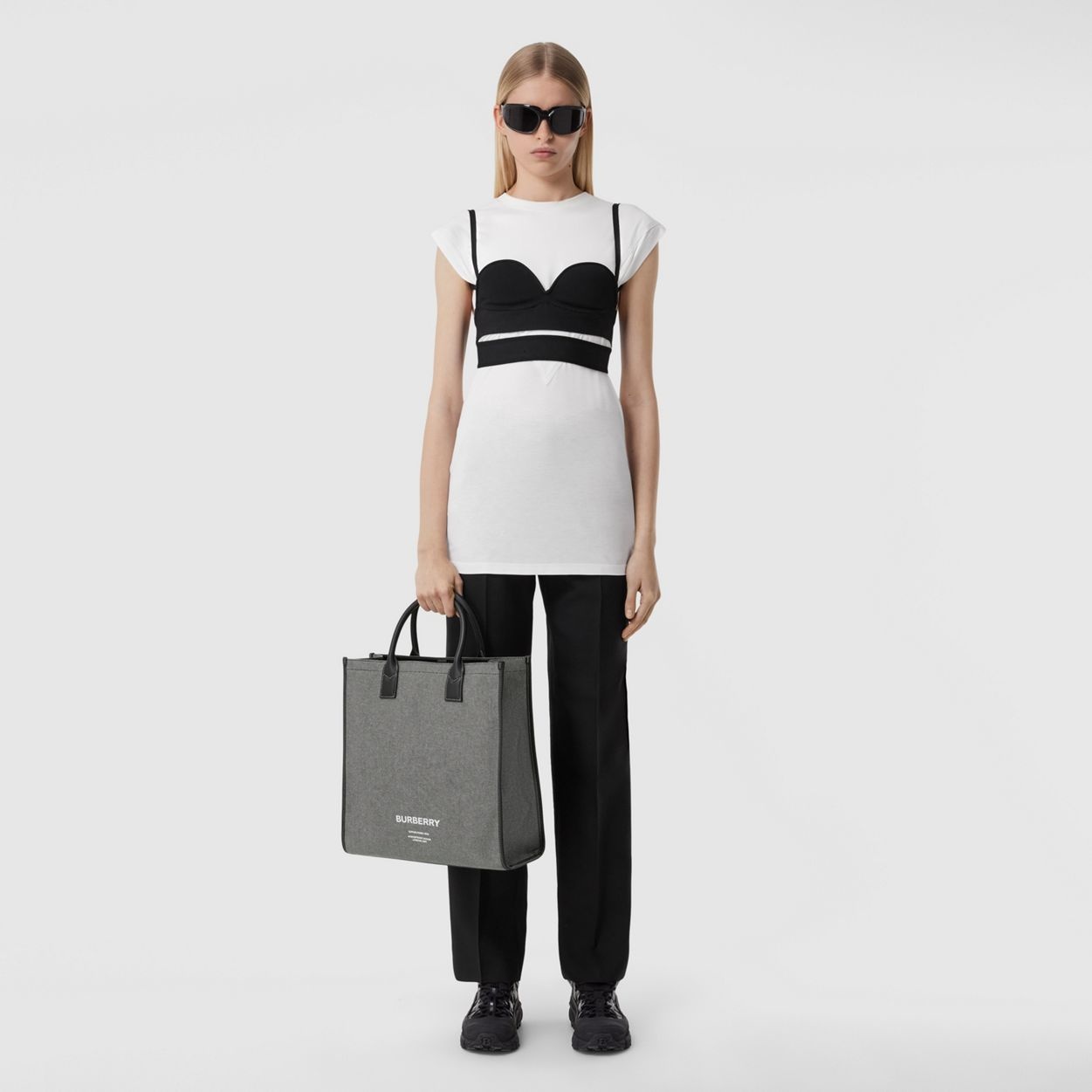 Horseferry Print Cotton Canvas Tote - 8