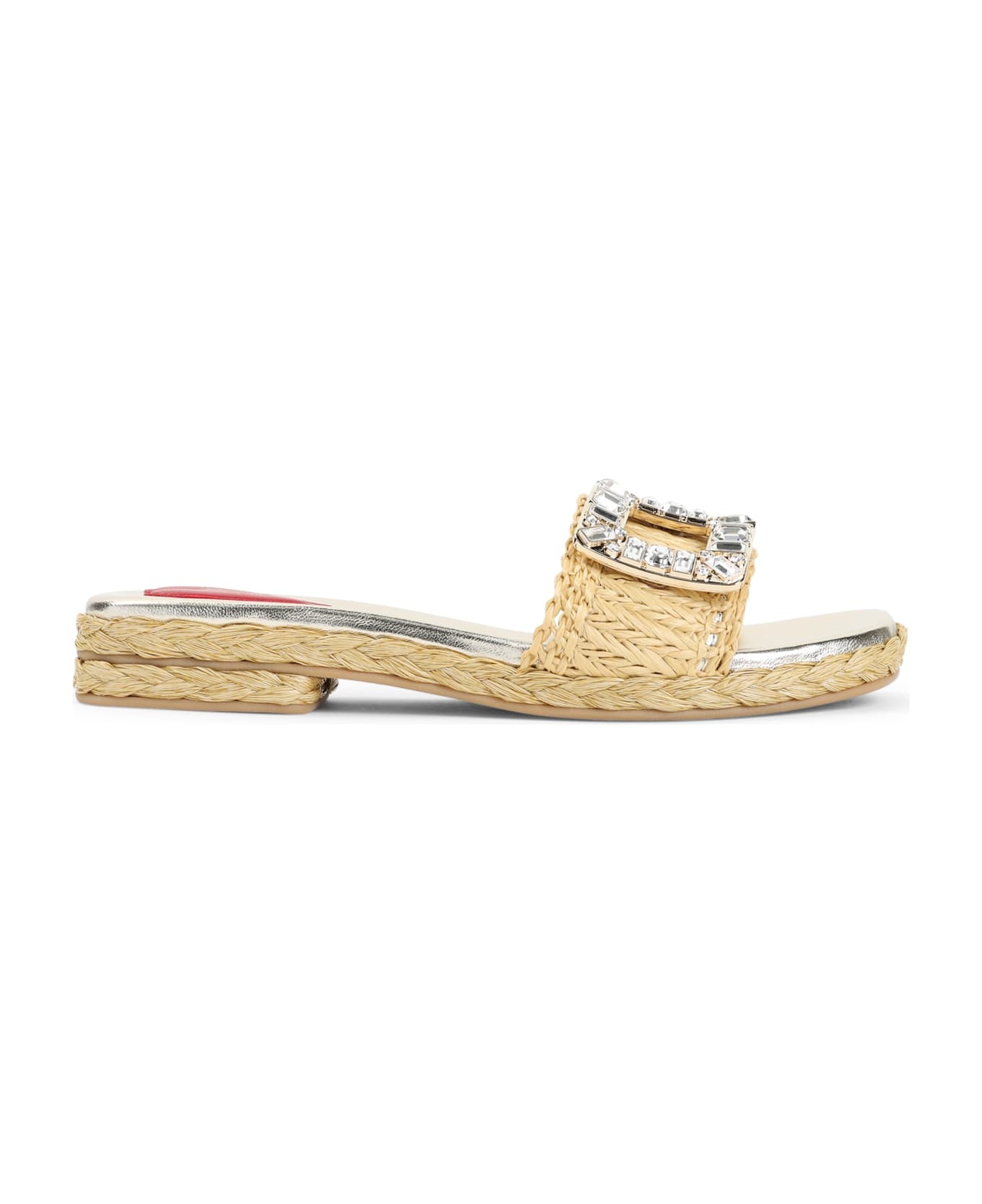 Strass Buckle Raffia 25 Espadrillas - 2