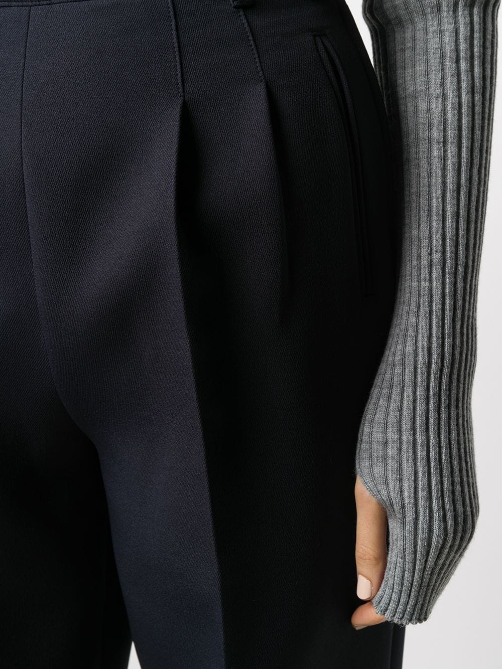 tailored straight-leg trousers - 5