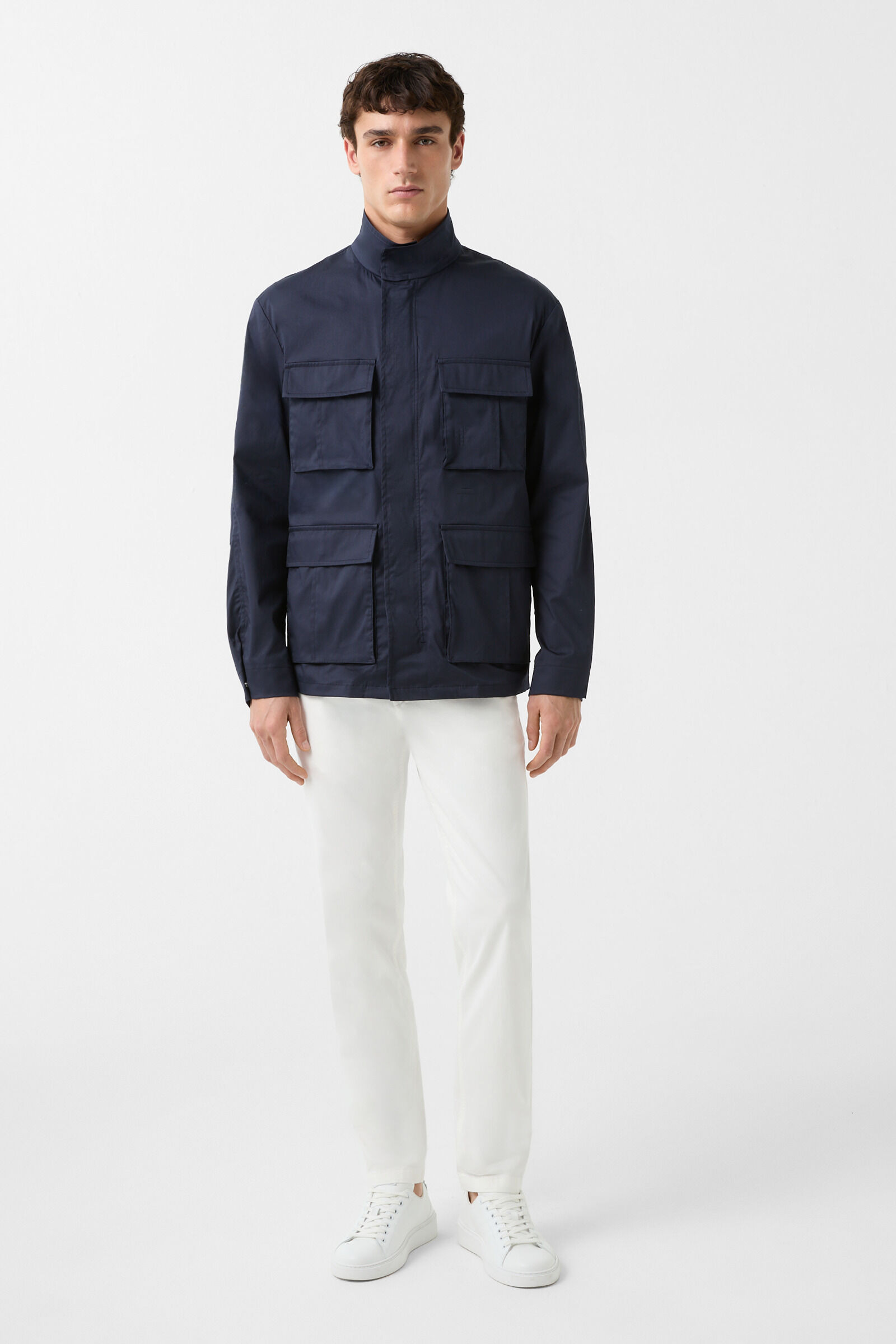 Fieldjacket Errol in Navy blue - 4