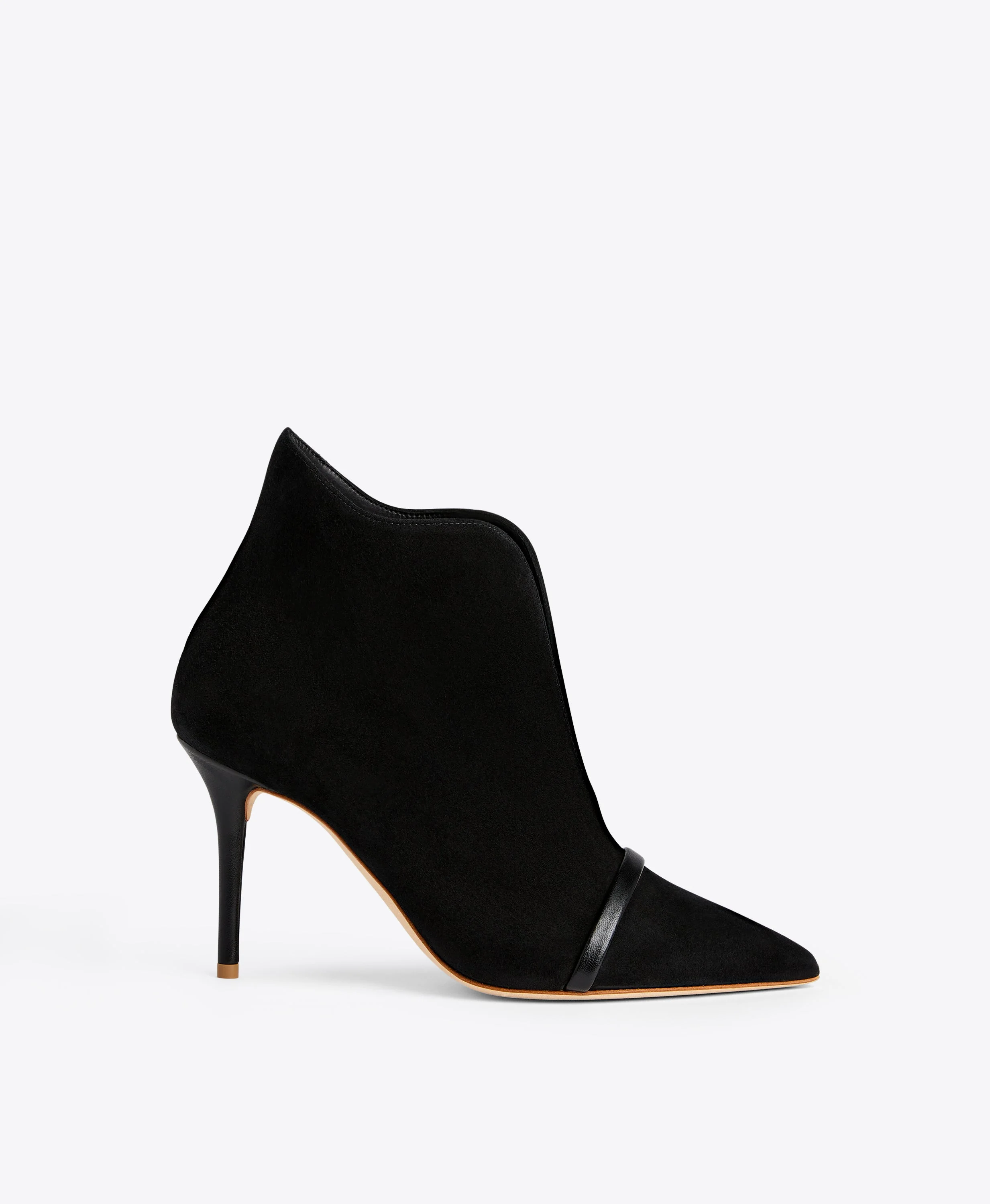 Cora 85 Black Suede Ankle Boots - 1