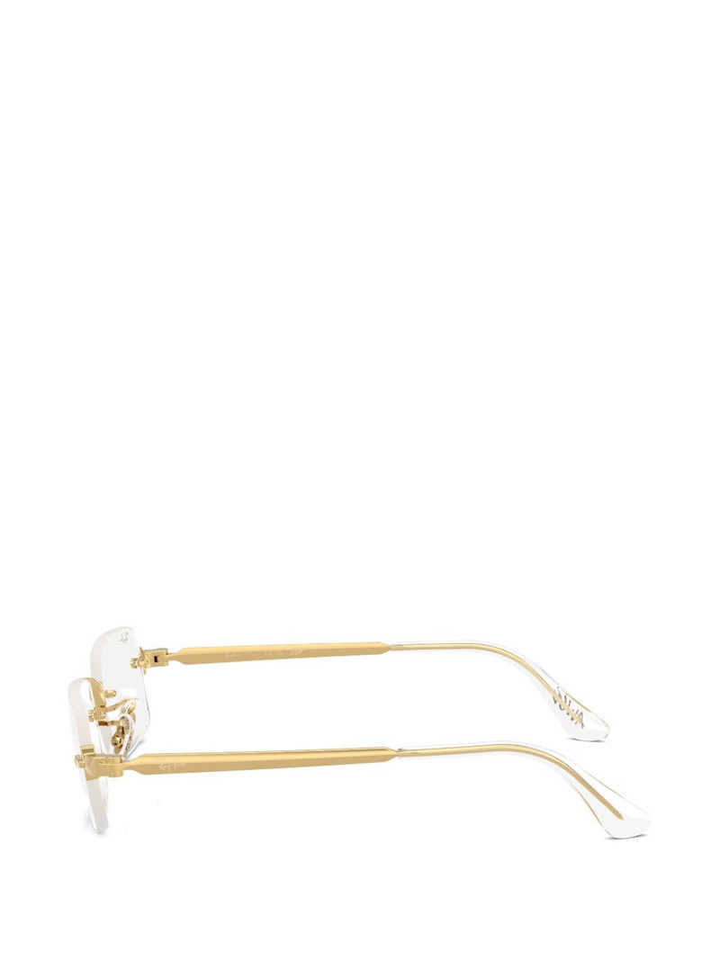 Ray-Ban rectangle-frame glasses outlook