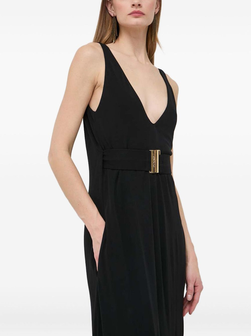 PINKO buckle sleeveless maxi dress outlook