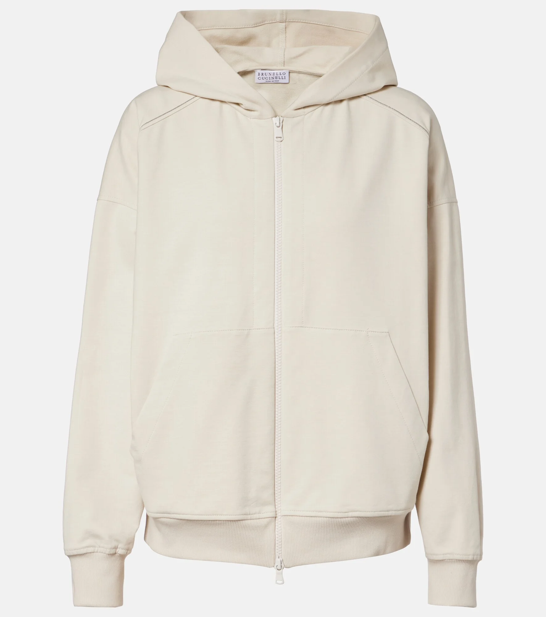 Monili cotton hoodie - 1