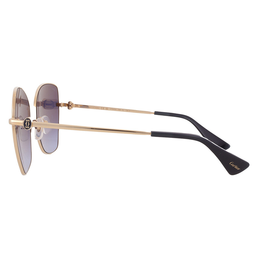 Cartier C Decor Blue Butterfly Ladies Sunglasses CT0402S 006 59 - 4
