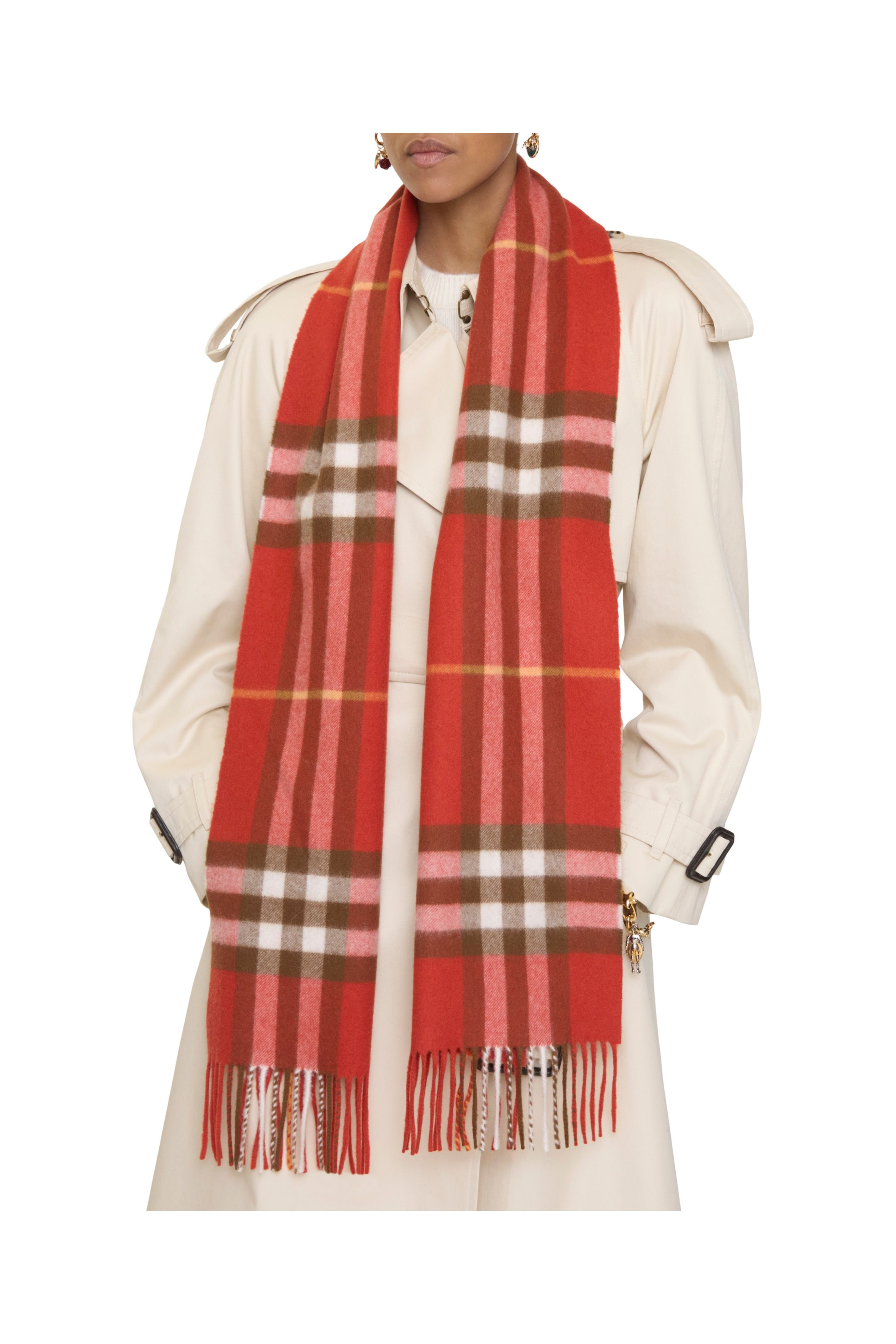 burberry Check Cashmere Scarf in Roux at Nordstrom - 3