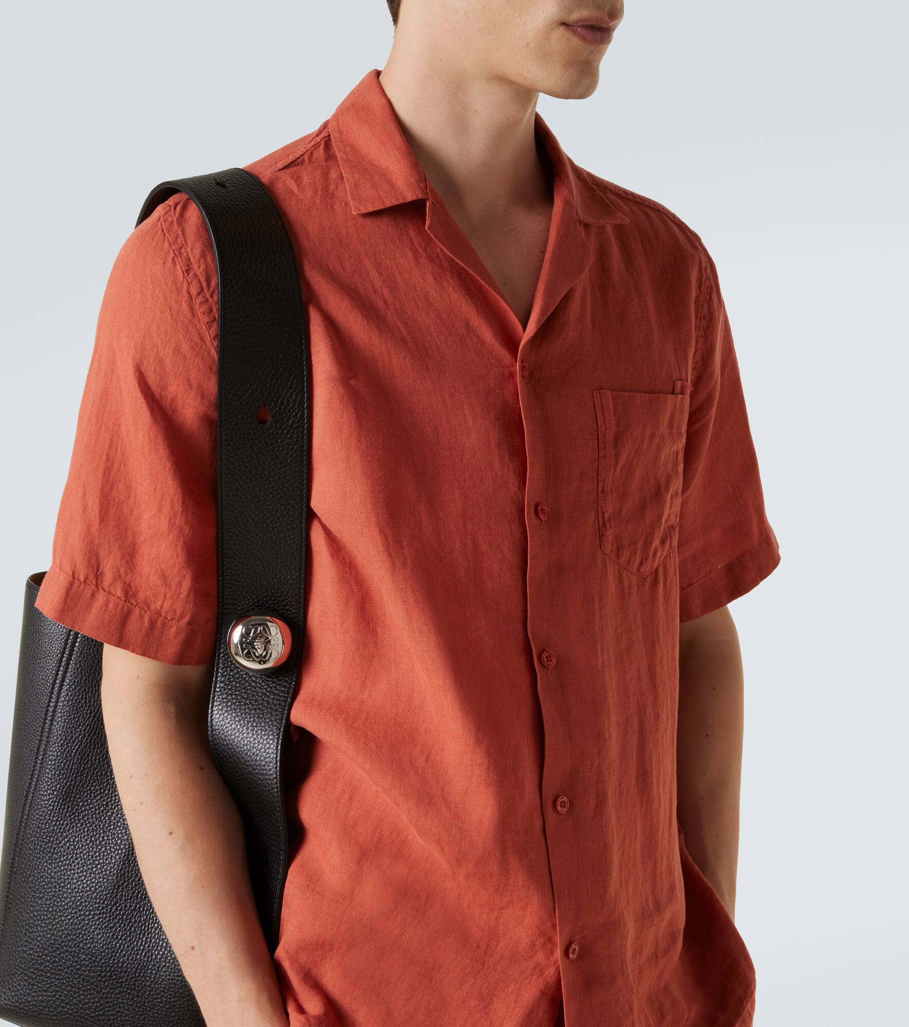 Angelo linen bowling shirt - 5