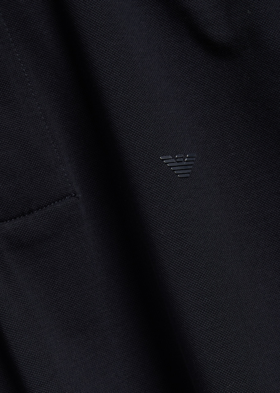 Emporio Armani Half-zip Cotton Polo Shirt - 5