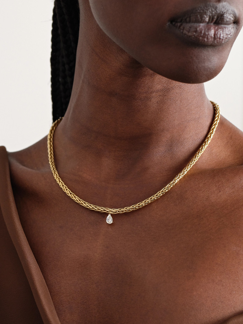 Yvonne Léon 18-karat Gold Diamond Necklace outlook
