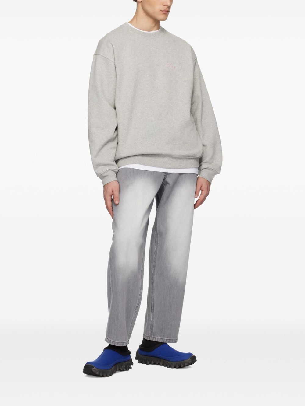 logo-embroidered sweatshirt - 2